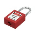 thumbnail image 4 of Unique Bargains Lockout Tagout Locks with Key, Loto Locks Safety Padlock Keyed Different with Lockout Tag Style 1, Red, 4 of 6