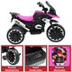 thumbnail image 4 of Moto Montable Eléctrica para Niños Triciclo Híbrido con Luces y Sonido Recargable 6v Soporta hasta 30 kg - Rosa, 4 of 8