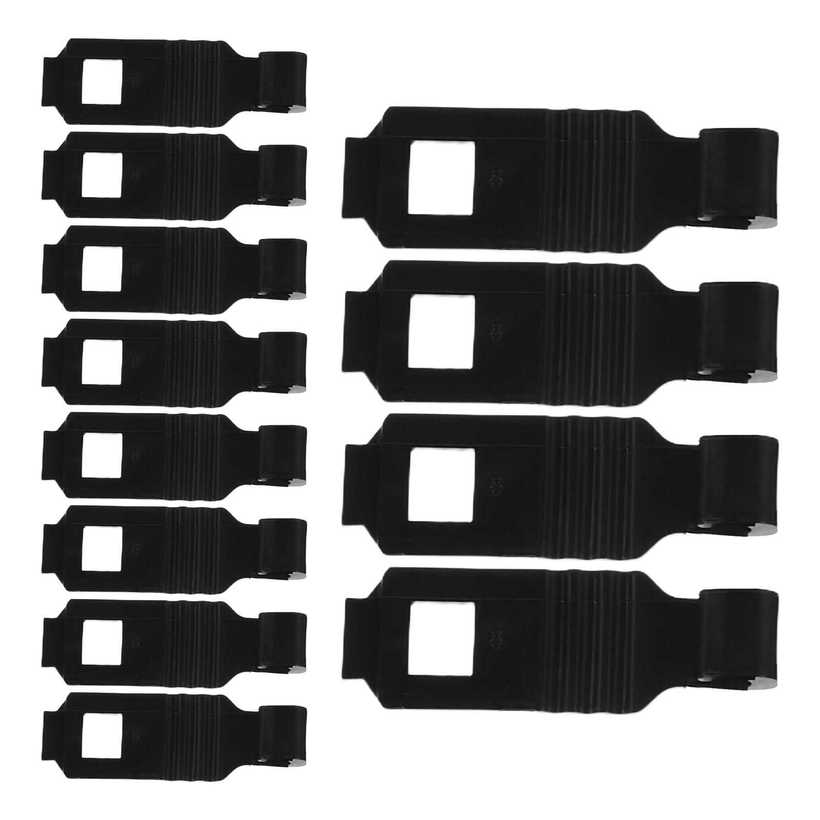 RENACLIPY 12Pcs Universal Rear View Mirror Dash Cam Mount Plate Black Durable Rear Camera Holder for Car