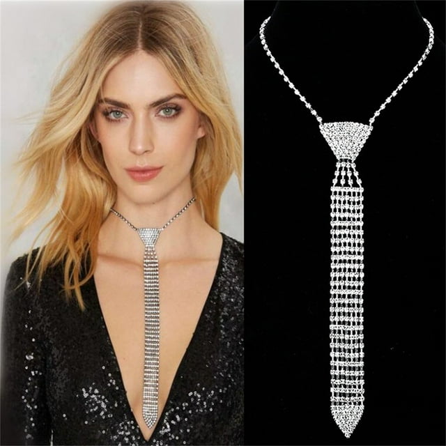 Collier Ras du Cou avec Nœud en Strass pour Femmes - Accessoire de Bijou Élégant et Unique