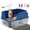 Blue, variant on Non-stick Stainless Steel Litter Box, XL Splash-Proof & Leak-Proof, Large Capacity, Cat Litter Box for Multi-Cats, Large Cats, Easy-Clean (Gray)