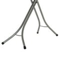 thumbnail image 4 of Household Essentials Wide Top Ironing Board, 4-Legs, Steel Top Ironing Board with Fixed Iron Rest, Fiber Pad, Scorch and Stain Resistant, Silver Frame and Silicone-Coated Cotton Cover, 4 of 7