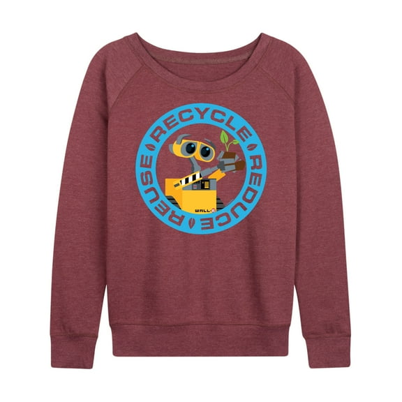 Wall-E - Recycle, Reduce, Reuse - Women's Lightweight French Terry Long Sleeve Shirt