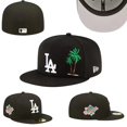 thumbnail image 2 of Los Angeles Dodgers Gorra Hombres Mujeres De Béisbol Hiphop Sombreros Completo Cerrado Gorras Ajustables, 2 of 3