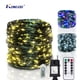 thumbnail image 2 of Guirnalda de luces LED de 100 m con alambre verde de hadas para exteriores, luces navideñas, guirnalda de árbol para Año Nuevo, decoración de fiestas en casa, bodas y calles, 2 of 5