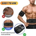 thumbnail image 6 of EMS USB Abdominal Muscle Core Toning Trainer Stimulator Flex Toner Tactical Blet, 6 of 17