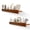 Dark Brown, variant on 32 Inch Picture Ledge Shelf with Lip,Floating Shelves for Wall, Set of 2 Solid Pine Wood Shelves with Invisible Brackets, Wall Storage for Living Room, Bedroom, Kitchen, Bathroom(Dark Brown)