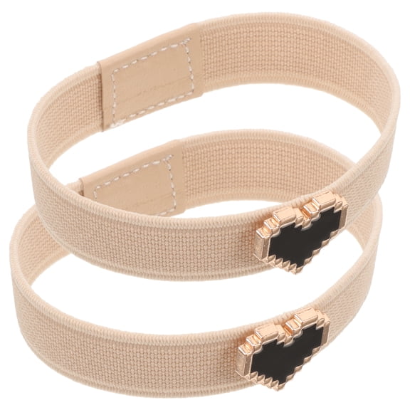 HONMEET Beige Detachable Shoe Strap for Girls Shoes, 1 Pair, Adjustable Fit 3.5x0.6x0.1in