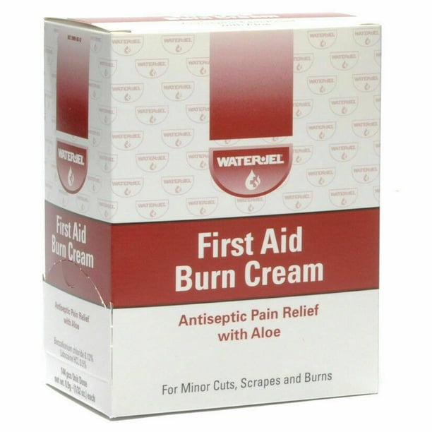 Waterjel First Aid Antiseptic Burn Cream for Pain Relief, 0.9gm 50