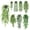 Black Pots-8pcs, variant on 4Pcs Fake Plants Hanging Artificial Ivy Vine Faux Eucalyptus Hanging Plants, Boston Fern, String of Pearls for Living Room Aesthetic Bedroom Boho Kitche Wall Shelf Indoor Outdoor Decor