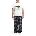 thumbnail image 5 of CafePress - I Stand With Ukraine Flag Ukrainian Pride Pajamas - Men's Light Loose Fit Cotton Pajama Set, 5 of 7