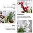 thumbnail image 5 of Mini árbol de Navidad pequeño árbol de pino Mini árboles de pino de Christma árboles de nieve helada de sisal artificial para la decoración del hogar de la fiesta de vacaciones de Navidad,11 Feliz Sencillez, 5 of 5