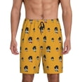 thumbnail image 2 of Picia Cute Dog Pajama Shorts for Men, Men's Pajama Bottoms, Sleepwear,Short Pajama Pants-Small, 2 of 9