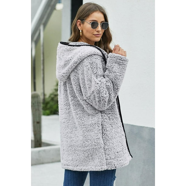 Sherpa coat best sale walmart