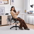 thumbnail image 3 of Silla de escritorio ergonómica de malla con soporte lumbar Yaheetech, 2 piezas, 3 of 9