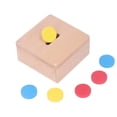 thumbnail image 1 of Kit De Caja De Permanencia De Objetos, Clasificación De Formas, Desarrollo Motor Fino, Madera De Haya, Educativo, 4 En 1, Juego De Madera Para Interiores, 1 of 7