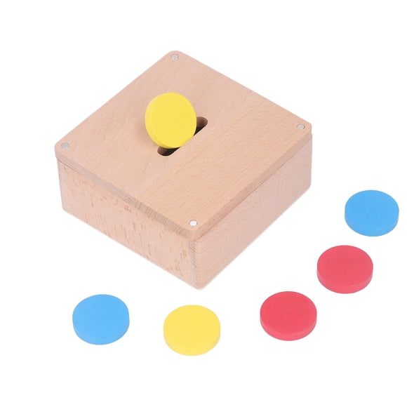 Kit De Caja De Permanencia De Objetos, Clasificación De Formas, Desarrollo Motor Fino, Madera De Haya, Educativo, 4 En 1, Juego De Madera Para Interiores