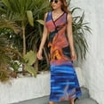 thumbnail image 4 of The Dance of Pele & Kanaloa Sleeveless Dress Female clothing Womens dresses, 4 of 7