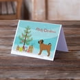 thumbnail image 2 of Puggle Christmas Tree Greeting Cards and Envelopes Pack of 8, 2 of 2