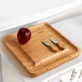 thumbnail image 7 of Vaiyer Home Bamboo Cheese Board Tray For All Occasions, Housewarming, Wedding, Holidays, Anniversary Gifts, Thanksgiving, 7 of 7