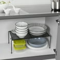 thumbnail image 6 of ROFAY Kitchen Cabinet Organizer Shelf, 4 Pack Counter Storage Shelf Kitchen Cupboard Organizer Rack with Non-Slip Rubber Feet, 6 of 6