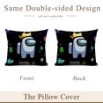 Among Us Pillowcase Set Anime Throw Pillow Cover 2 Pieces Christmas