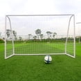 thumbnail image 4 of Zimtown 8' x 5' Filet de But de Football, Poteau de Porte de Football en Plastique de Tube de PVC, pour l'Entraînement Professionnel de Baby-Foot en Plein Air des Enfants, 4 of 7