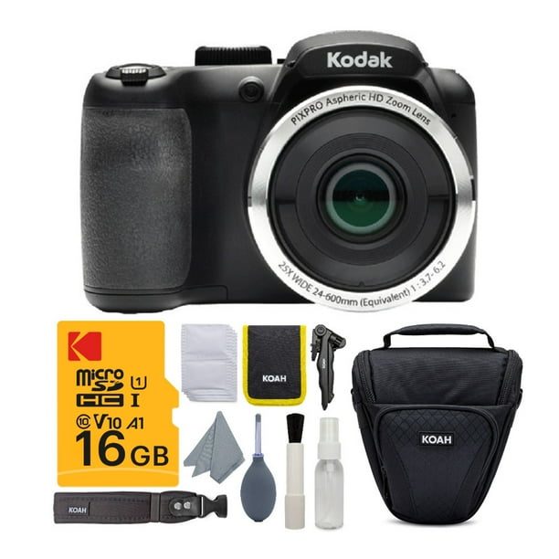 Kodak PIXPRO AZ252 Astro Zoom 16MP Digital Camera (Black) w/ 16GB SD