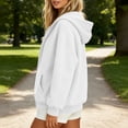 thumbnail image 6 of Hilenly Women's Zip Up Y2K Hoodies Casual Long Sleeve Sweatshirts Fall Track Jackets with Pockets, 6 of 8