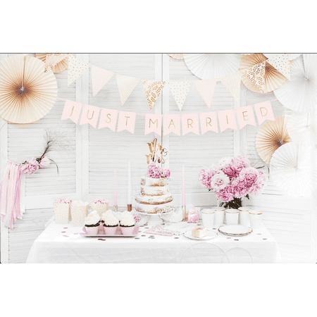 Just Married Wedding Bunting Decor - Mr & Mrs Car Banner Decorations