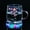 Color, variant on LED Coaster -2 PCS Rechargeable Light Up Coasters for Drinks, 3 Modes Luminous Cup Holder for Beer, Cocktail & Wine - Perfect for Party, Wedding, Bar & Club