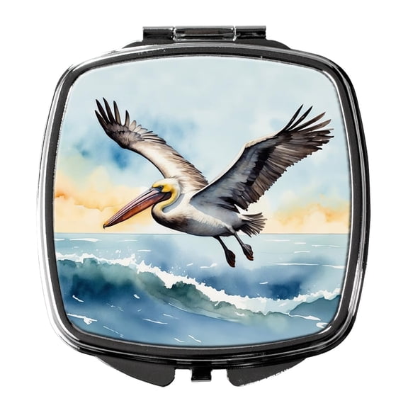 Carolines Treasures DAC7514SCM 3 x 2.75 in. Pelican Soaring Compact Mirror