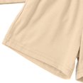 thumbnail image 4 of LNMQLPDBS Toddler Boys Shorts Outfits Kids Summer Athletic Tracksuit Solid Color 2-piece Short Sleeve T-shirt and Shorts Casual Clothes Set Conjunto Para Niño, 4 of 6
