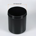 thumbnail image 3 of Uxcell Empty Plastic Paint Pails with Sealing Lid 0.26 Gallon Black 2 Pack, 3 of 6
