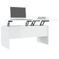 thumbnail image 2 of vidaXL Coffee Table High Gloss White 102x50.5x46.5 cm Engineered Wood, 2 of 5