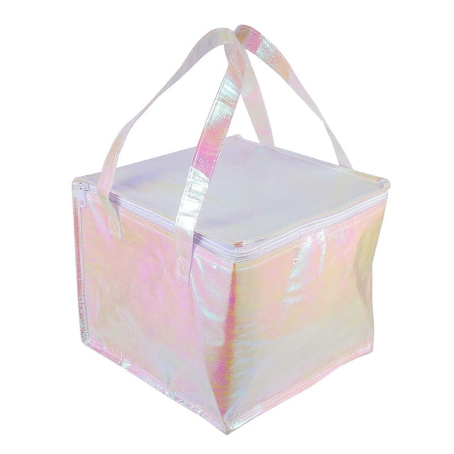 Food Delivery Bag Insulated Food Carrying Bag Decorative Takeout Food Bag Portable Grocery Bag