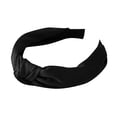 thumbnail image 1 of Diadema de raso de color liso con lazo para mujer: moda y funcionalidad, 1 of 2