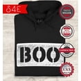 thumbnail image 2 of S4E Men's Distressed Boo Halloween Hoodie Sweatshirts XX-Large Black, 2 of 4