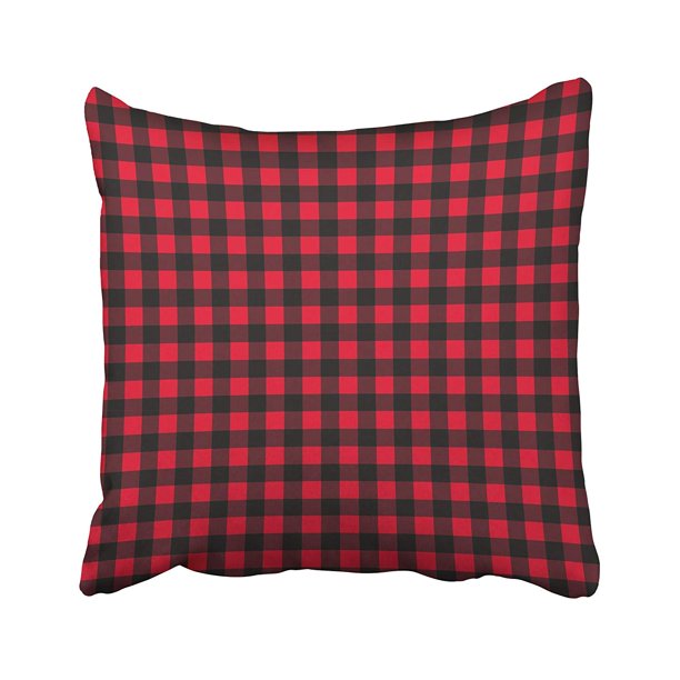 BPBOP Trendy Style Lumberjack Flannel Plaid Pattern In Red Black