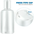 thumbnail image 2 of Troglfold travel bottles 12pcs 75ml Refillable Press Cap Travel Toiletry Bottles - Random Cap Color,3.94"X1.57"X1.57", 2 of 10