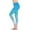 006Light Blue, variant on Generic Yoga Pants for Women High Waisted Tummy Control Gradient Workout Tights Casual Running Pants Leggings