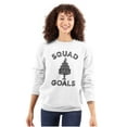 thumbnail image 3 of Squad Goals Wedding Cake Humor Unisex Plus Fleece Graphic Sweatshirt Brisco Brands 5X, 3 of 5