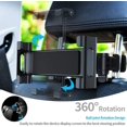 thumbnail image 2 of Car Tablet Holder, Car Tablet Holder Universal Auto Headrest 360° Rotation Adjustable Size 6-12 Inch for iPad 2/3/4/Mini/Air, Samsung Galaxy Tab and Phone, 2 of 5