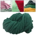 thumbnail image 6 of HOMYL Chunky Chenille Yarn Gauge 7 Giant Acrylic Fibers for Crochet DIY Crafts Bed Dark Green, 6 of 8