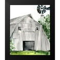 thumbnail image 2 of Parker, Jennifer Paxton 20x24 Black Modern Framed Museum Art Print Titled - 3-UP Weathered Barn II, 2 of 5