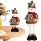 thumbnail image 4 of Adorno Navidad Cgtredaw Muñeca Retráctil Anciano Muñeco Nieve Alce, 4 of 9