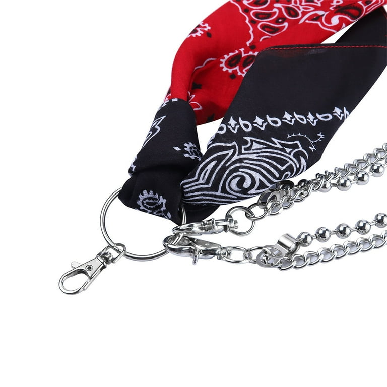 WINDLAND Harajuku Hip Hop Paisley Biker Bandana with Double WINDLAND Harajuku Hip Hop Paisley Biker Bandana with Double