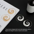 thumbnail image 4 of Guardurnaity Pendientes de gota Accesorios de joyería de personalidad Pendiente de espiral Regalo de compromiso Ligero diario Ear Stud Ropa, zapatos y accesorios Miscelánea, 4 of 6