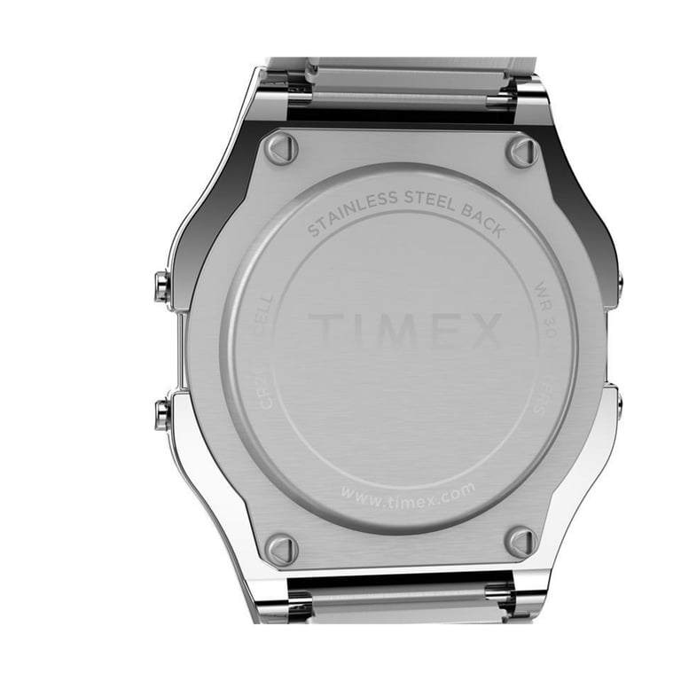 Timex Men's Classic Digital Military Style Watch, Silver-Tone