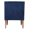 thumbnail image 7 of HomePop Velvet Swoop Arm Accent Chair, 7 of 7